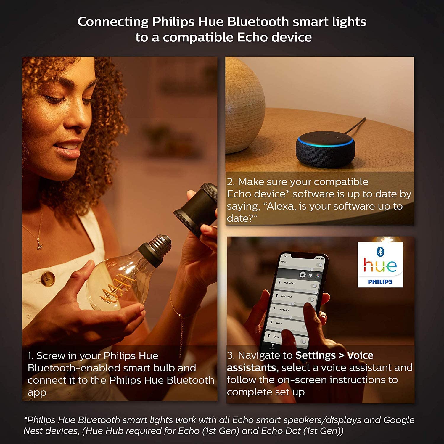 Philips Hue White Filament Globe G25 - Gallery 12