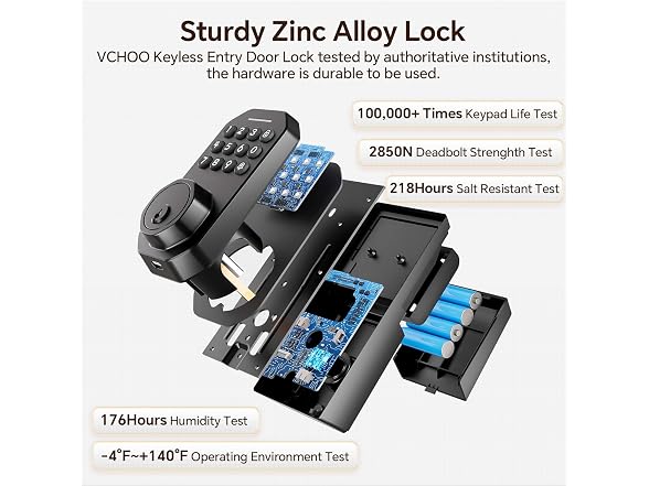 Ulecoce Keyless Entry Door Lock - Gallery 3