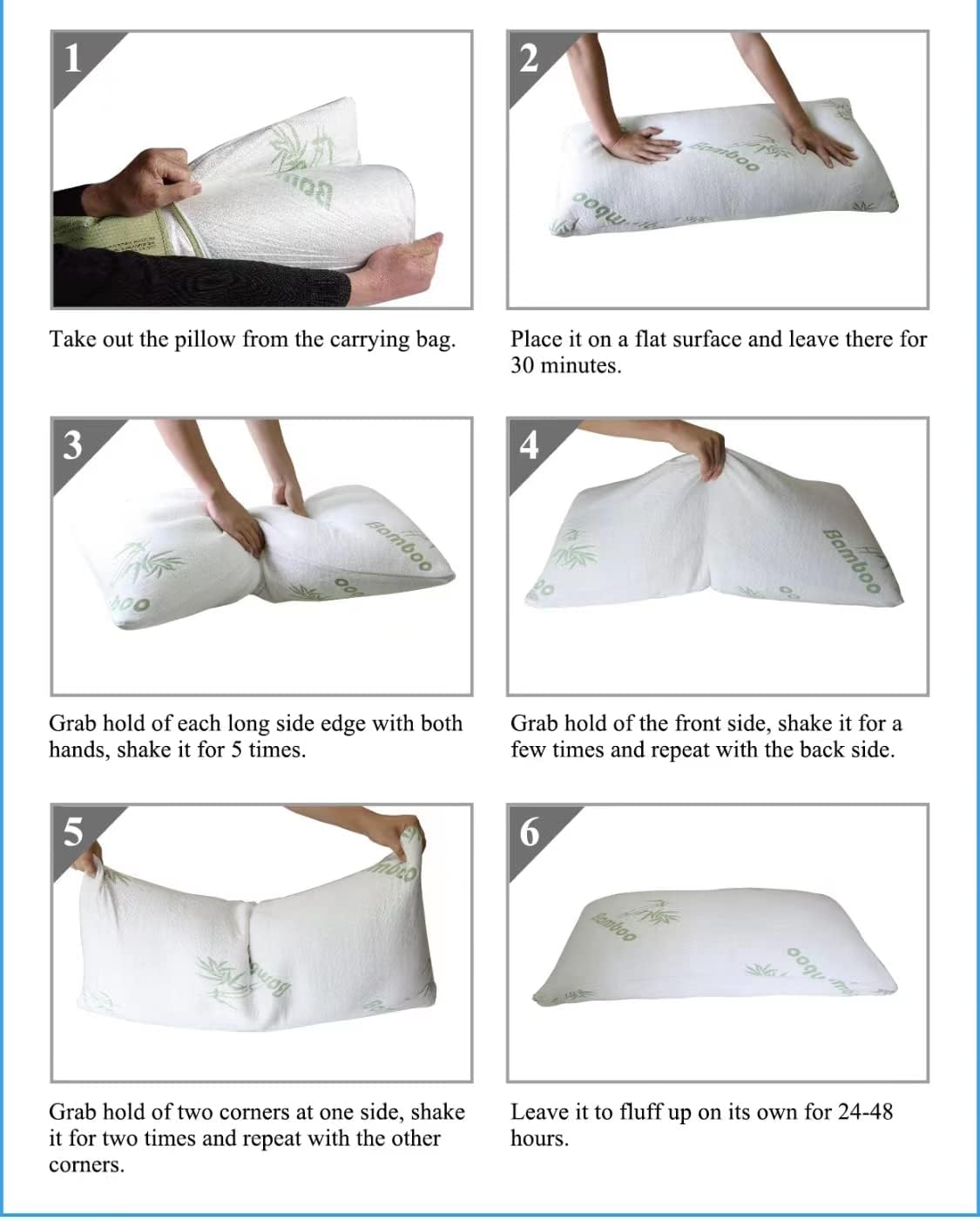 Memory Foam Bamboo From Rayon Pillows - Gallery 10