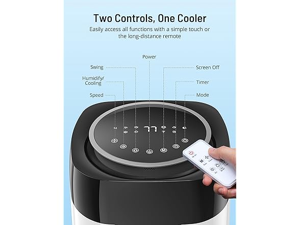 Paris Rhone Evaporative Air Cooler, 3-in-1