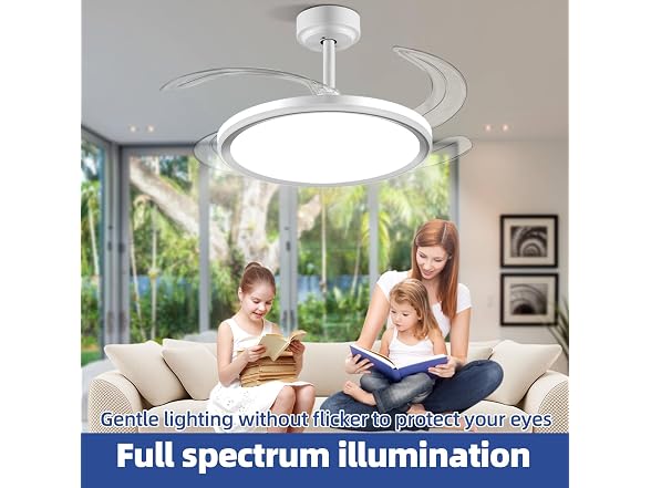 BAYSQUIRREL RGB Ceiling Fan BT Speaker