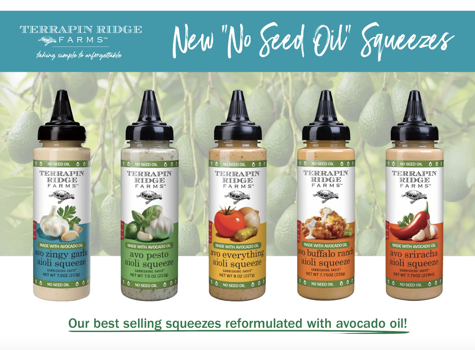 5pk Seed Oil-Free Squeeze Sauces - Gallery 5