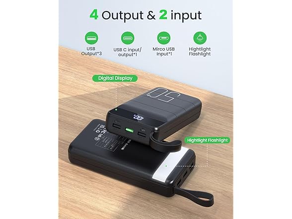 DAOLOT Power Bank | 50000mAh | 22.5W - Gallery 5