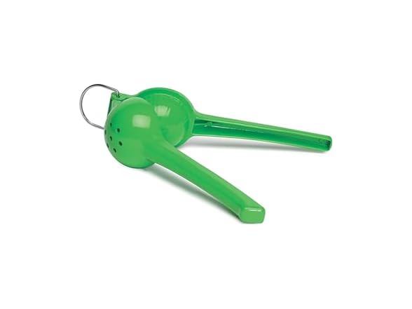 IMUSA Cast Aluminum Lime Squeezer, Green