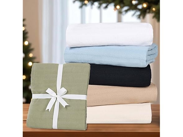 Superior Clara Cotton Blanket White