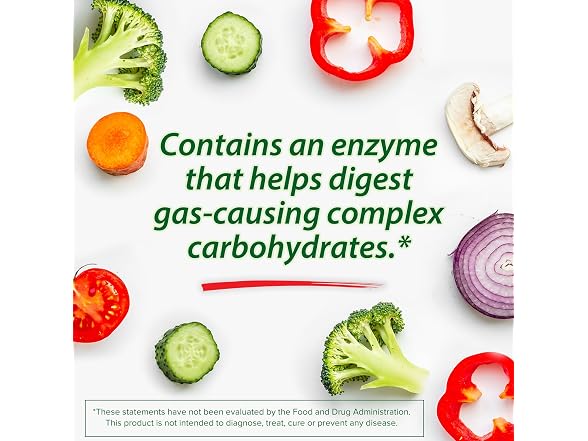 Beano Digestive Enzyme Helps Prevent Gas and
