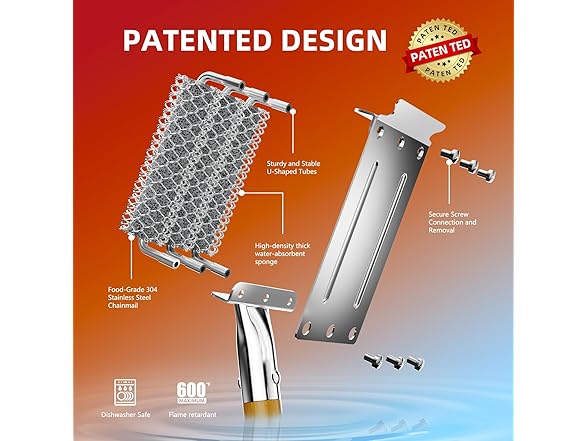 Grill Brush Bristle Free