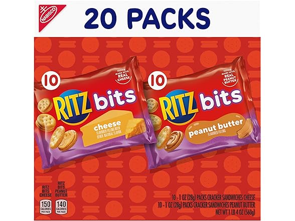 RITZ Bits Variety Pack 20ct