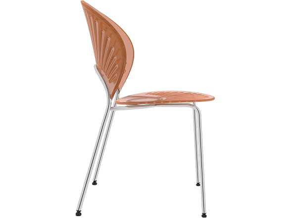 LeisureMod OC20A2 Opulent Dining Chair Amber