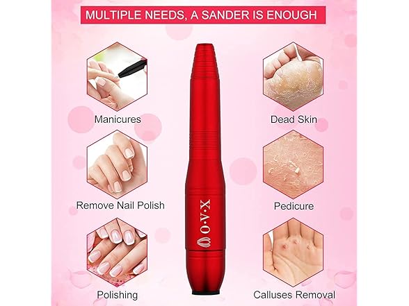 20000RPM USB Portable Nail Drill Electric Nail File Set