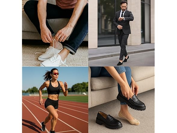 CALZITALY Men's 6 Pairs Liner Socks 10-13.5