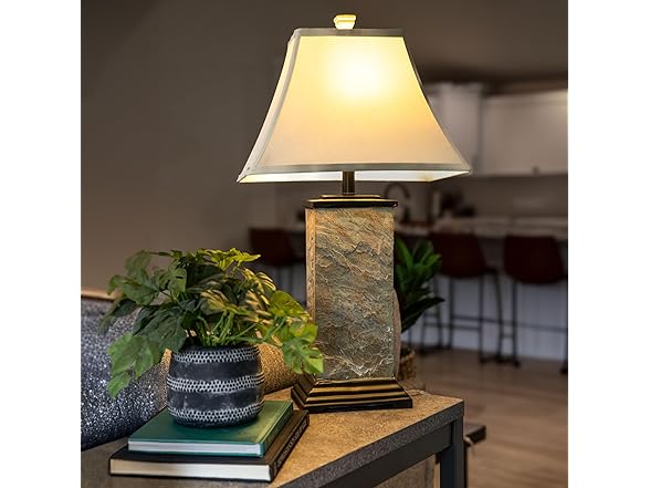 Timeless Abode Slate 3pc Lamp Set