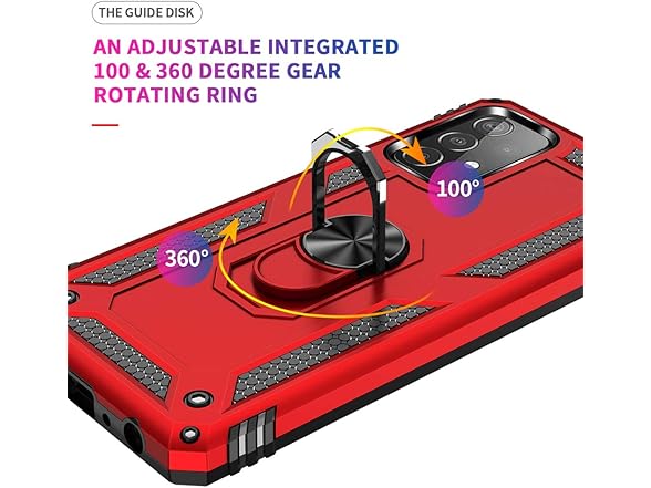 YZOK for Galaxy A52 Case with HD Screen