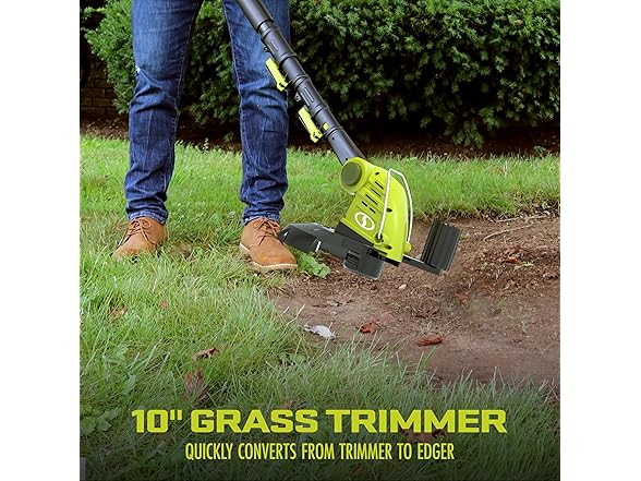 Sun Joe Cordless Lawn Care System Green