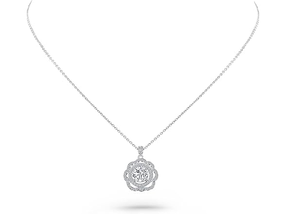 INTIGNIS 925  Silver Necklace Moissanite