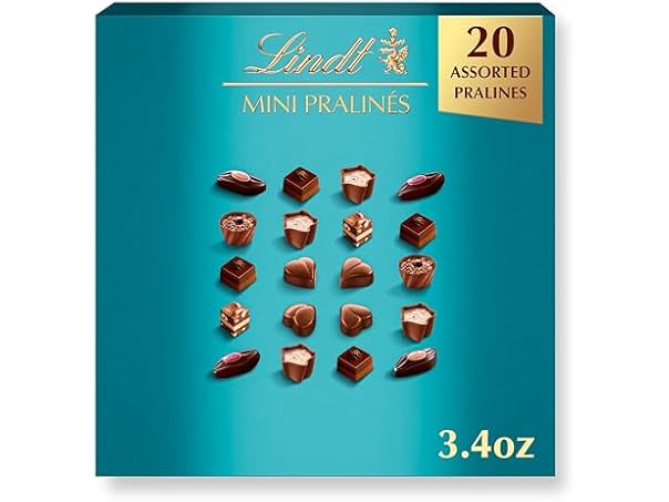 $4.99, Was $9.3103, 46% Off! Lindt Mini Pralines Assorted Box 3.4oz dealfomo