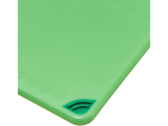 San Jamar Saf-T-Grip Cutting Board with Molded-in Ruler
