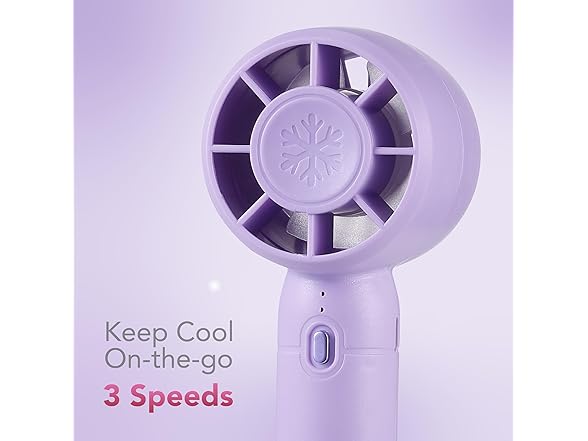 Paris Hilton Handheld Fan with Base