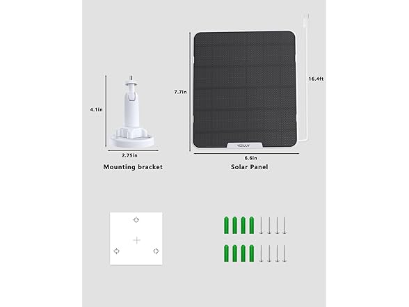 VIZIUUY 6W Solar Panel