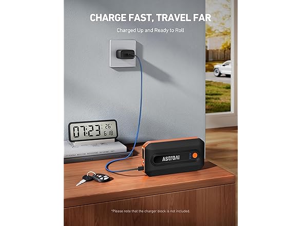 AstroAI B8 3000A Car Jump Starter