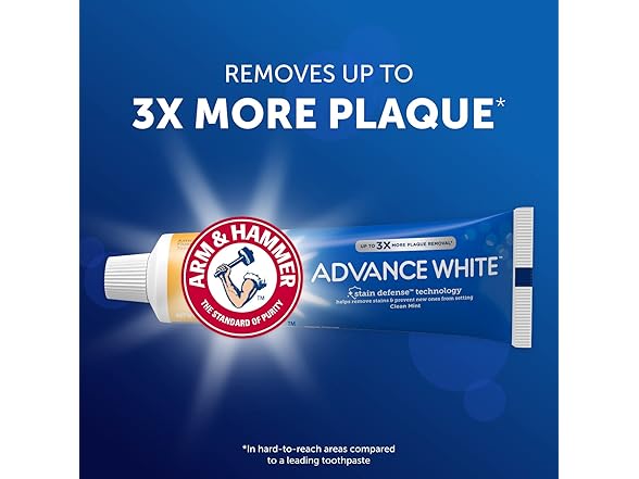 Arm and Hammer Advance White Toothpaste 6oz 2pk