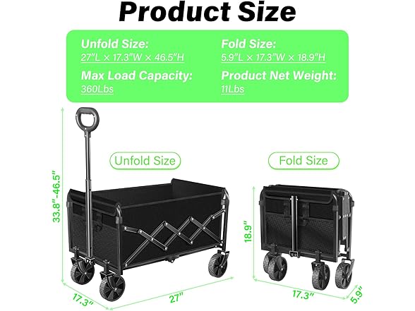 Collapsible Garden Wagon