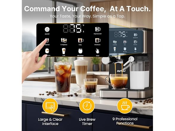 SUNVIVIPRO Espresso & Americano Machine