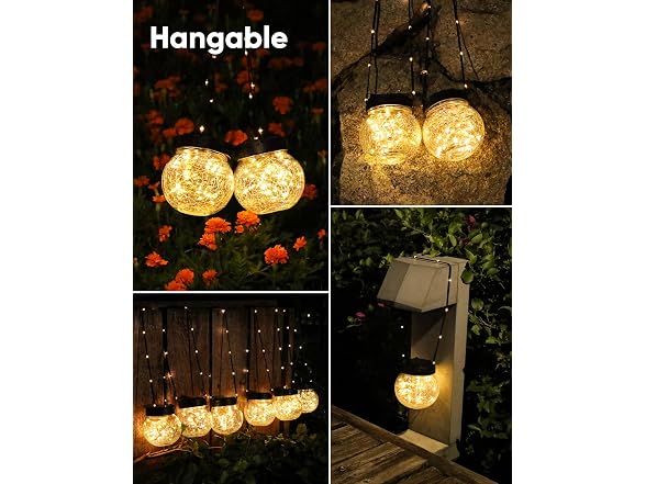 PARTPHONER Solar Lights Outdoor