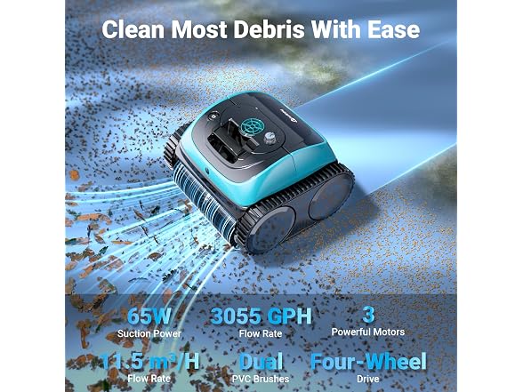 WINNY POOL CLEANER C1 Cordless Robotic Pool Vacuum