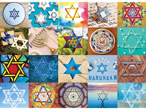 Star of David Collage Puzzle