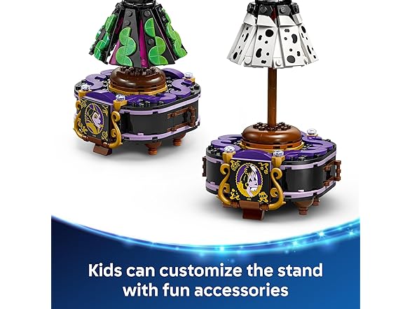 LEGO Disney Villains Maleficent and Cruella De Vil Dresses