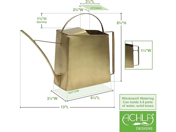 Achla Designs Windowsill Watering Can