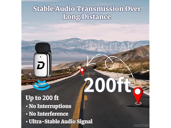 Wireless Lavalier Mic w/ Charging Case