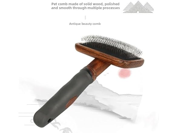 Dog grooming needle comb