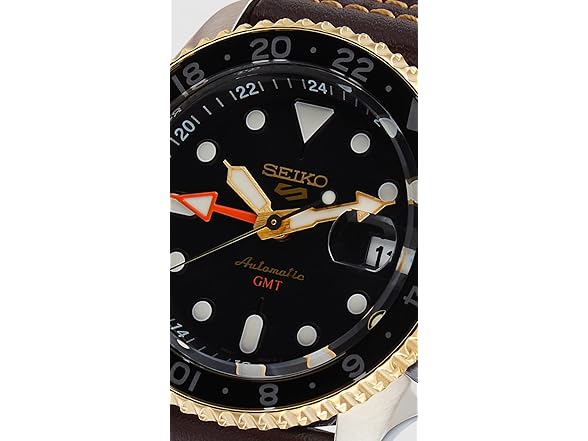 SEIKO 5 Sports SKX GMT Automatic Black Dial Men's Watch SSK036 (Open Box)