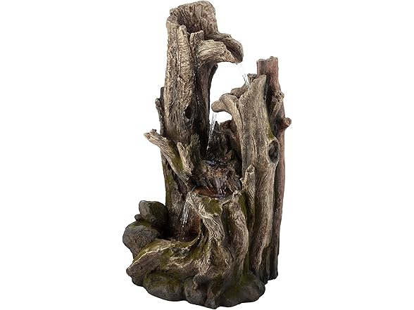 Alpine 40" Waterfall Fountain with LED