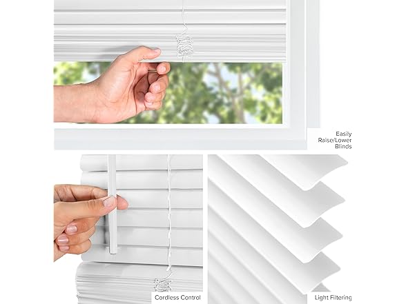 CHICOLOGY Blinds for Windows, Mini Blinds
