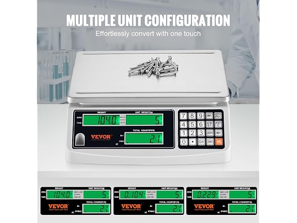 Industrial Counting Scale, 15 kg x 0.5