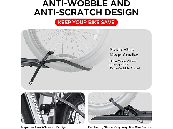 EZ-FOLD Aluminum 2-Ebike Carrier