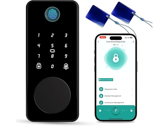 Keyless Entry Door Lock, Biquole Smart Lock with App