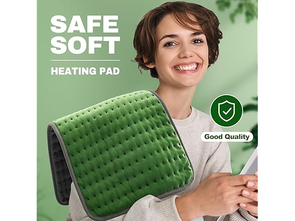 MIKRALE Heating Pad for Back and Neck