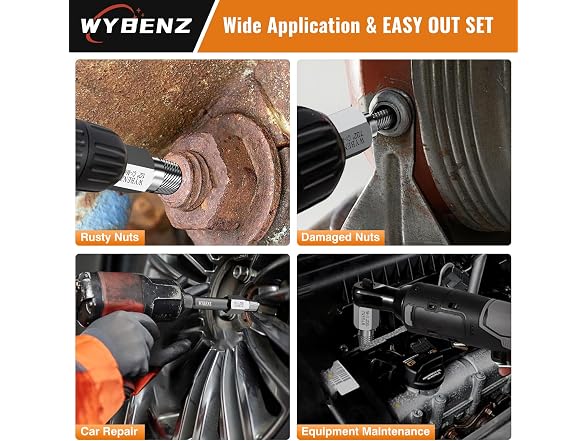 WYBENZ 17Pcs Screw Extractor Set