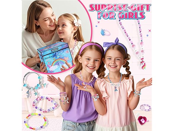 2000pcs Charm Beads Bracelet Making Kit