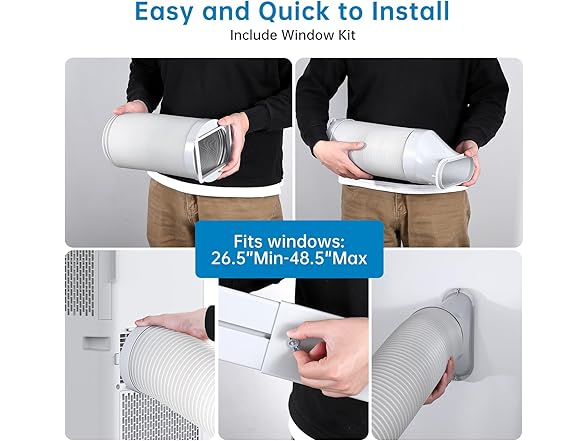 GAOMON 8,000 BTU Portable Air Conditioner 350 SqFt