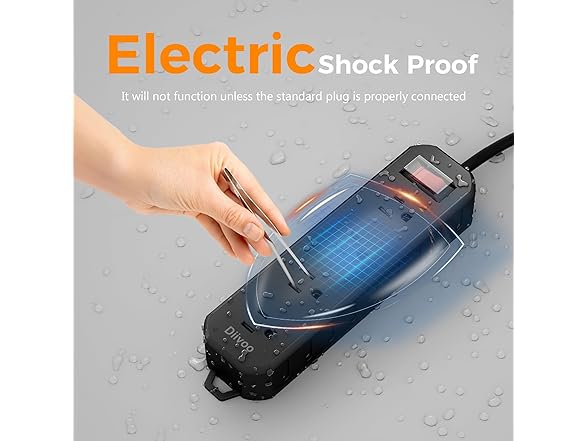 25 FT Waterproof Power Strip