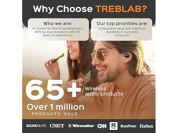 (NEW) TREBLAB X9 Pro Noise Cancelling Earbuds