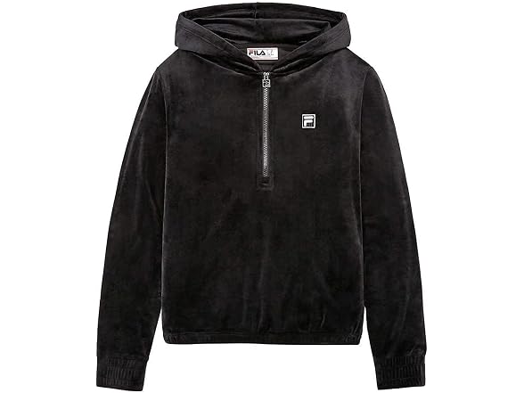 Fila Women (XL) Velour Quarter Zip Hoodie