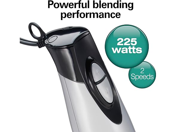 Hamilton Beach Speed Hand Blender with Chopping Bowl