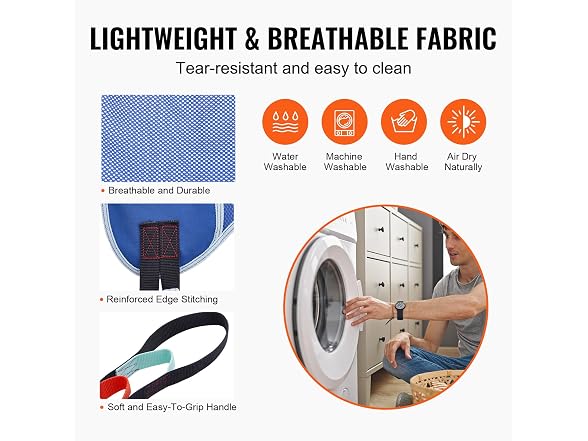 VEVOR Full Body Patient Lift Sling & Commode Opening