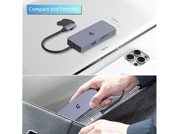 Tiergrade USB C Hub Multiport Adapter